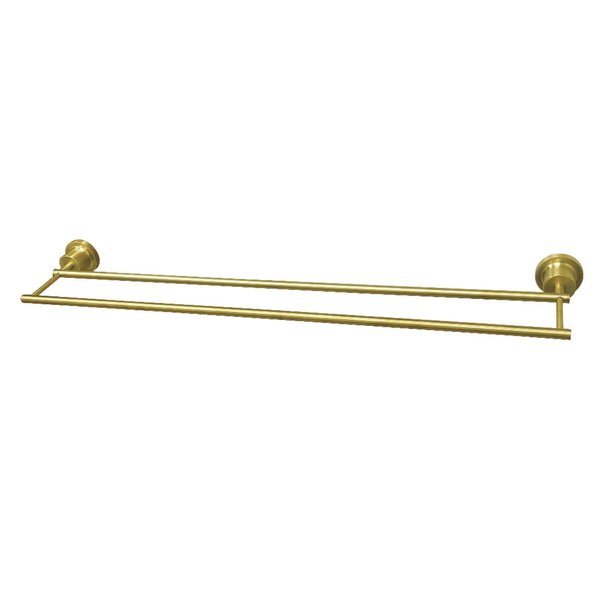 Kingston Brass BAH821330SB Concord 30" Double Towel Bar, Brushed Brass BAH821330SB